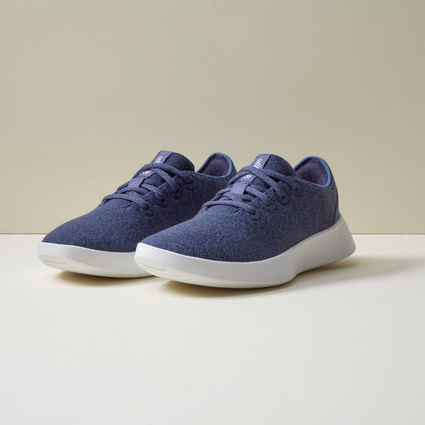 Men's Wool Runner Go - Hazy Indigo (Blizzard Sole)