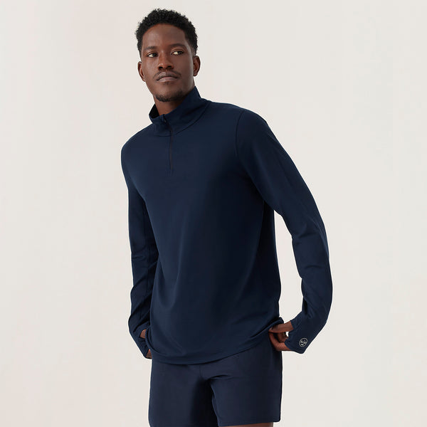 Men's Performance Quarter Zip - True Navy