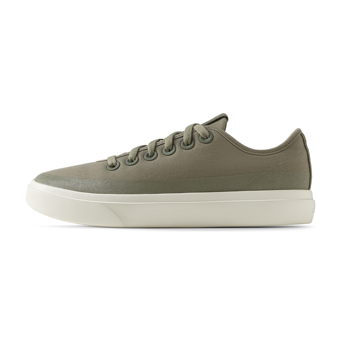 Women's Canvas Pipers - Rugged Green (Stony Cream Sole)