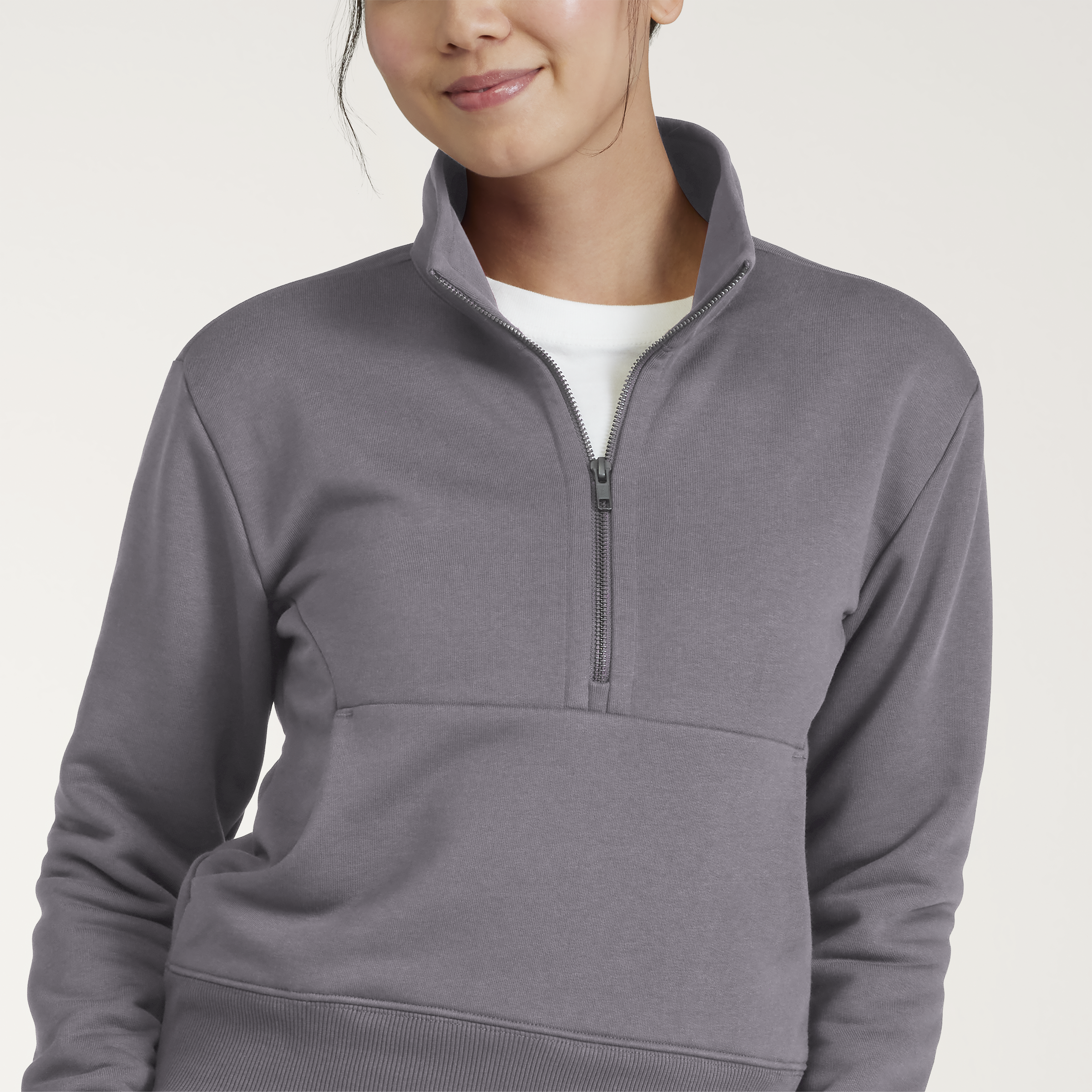 Women's Anytime Quarter Zip - Rugged Purple