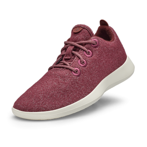 Women's Tree Runners - Botanic Red (White Sole)